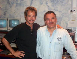 GMH and Arturo Gomez at KUVO radio studios, Denver